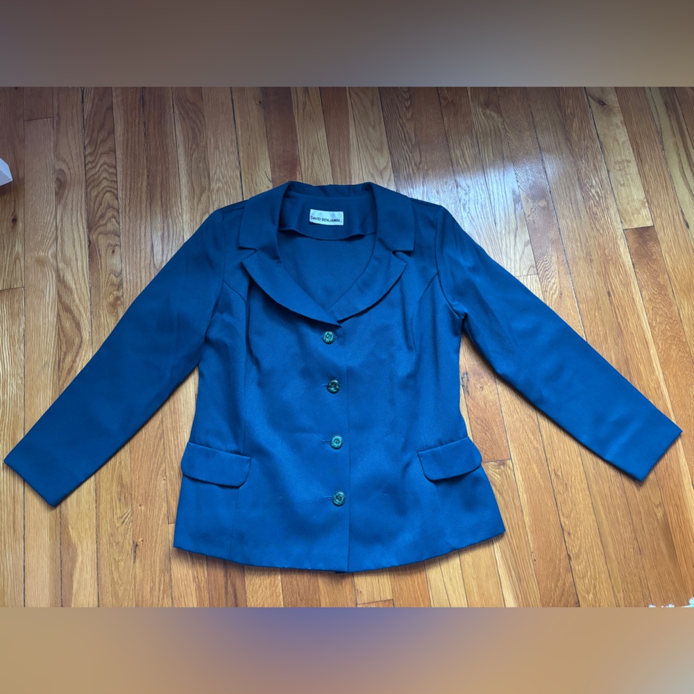 Teal blazer